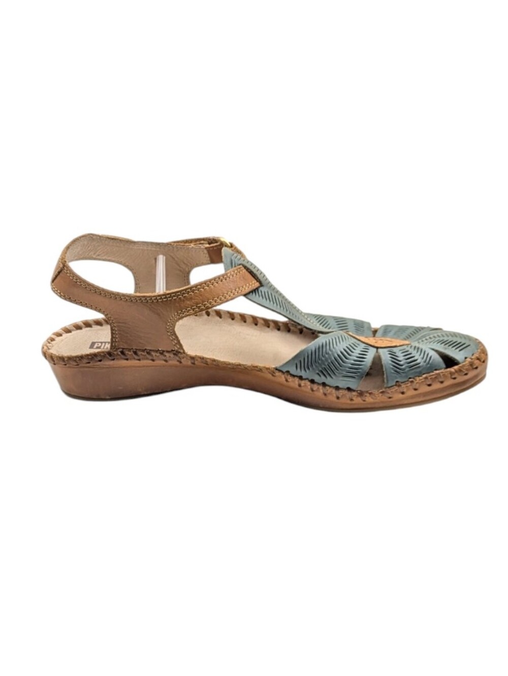 Pikolinos Vallarta T-Strap Leather Sandals Size 39 US 8.5  EUC $180   S4138 - Picture 5 of 12